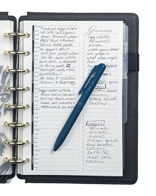 Teal Pentel Calme 0.5 pen with textured grip by Jane's Agenda®.