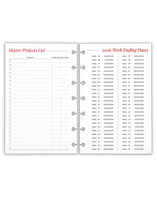 Projects and Planner Inserts For Discbound Planner Systems by Jane's Agenda.