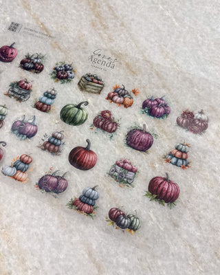 Adhesive Planner Stickers | Autumn Harvest