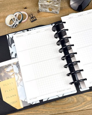 The Quick Glance Quarterly Planner Insert