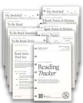 Book Planner Inserts | Reading Tracker