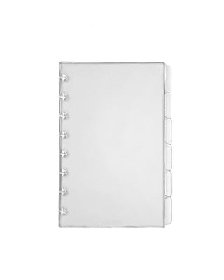 Blank Tabbed Dividers | Clear Plastic | Set of 6