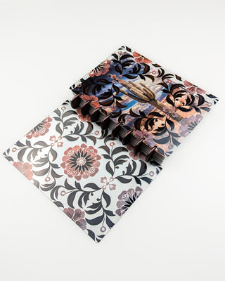 Clear Discbound Planner Cover | Southwestern Floral