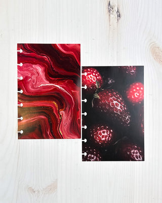 Cardstock Planner Dashboard Set of 2 | Strawberry Swirl