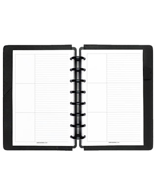 Tri-focus notes planner inserts for disc-bound planners and disc notebooks by Jane's Agenda.