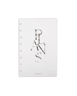 Vellum Planner Dashboard | Leopard Print 'Plans'