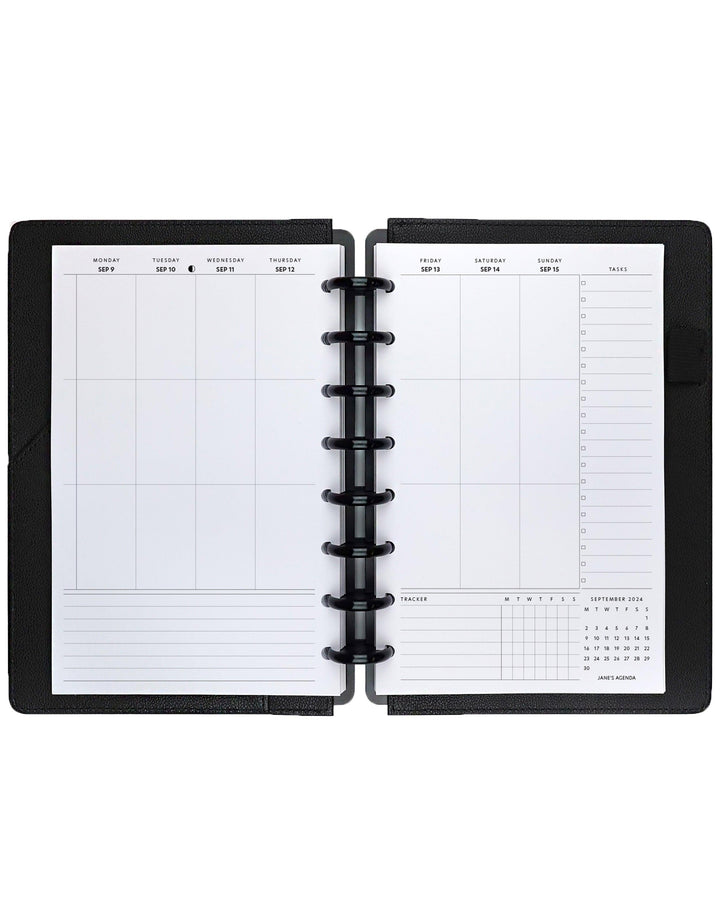 The Essential Agenda weekly planner inserts for discbound and ringbound planner systems and notebooks by Jane's Agenda. 