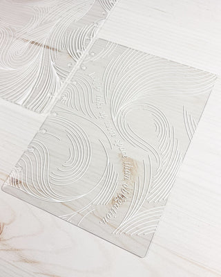 Clear Discbound Planner Cover |  Joy Over Obligation | White Ink