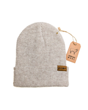 Merino wool beanie