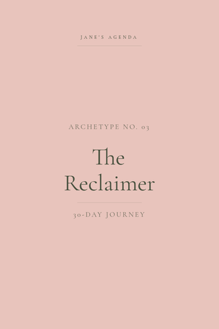 Jane's Agenda Archetype No. 03, 30-Day Journey for rebuilding routines and reclaiming your time.