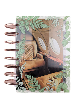 Clear Discbound Planner Cover | Botanical