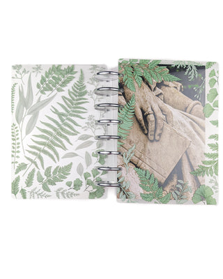 Clear Discbound Planner Cover | Botanical