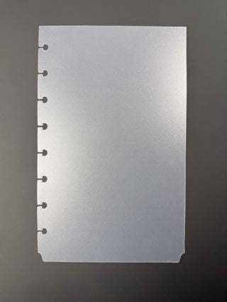 Plastic Tabbed Divider | Frosted | Blank Top or Bottom