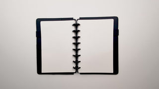 Featuring the Shutters of Saint-Tropez dashboard being popped into a discbound planner and turned slowly to show both sides. 