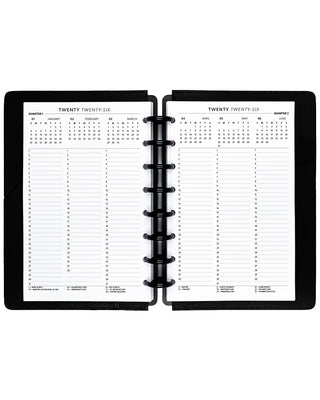 Quick-glance Calendar Planner Inserts | Dated 2026