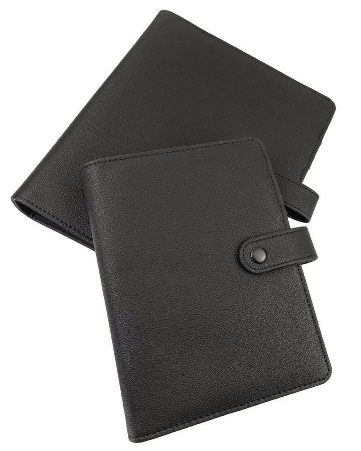 Vegan leather planner cover for six ring and ringbound planners and planner systems by Janes Agenda.