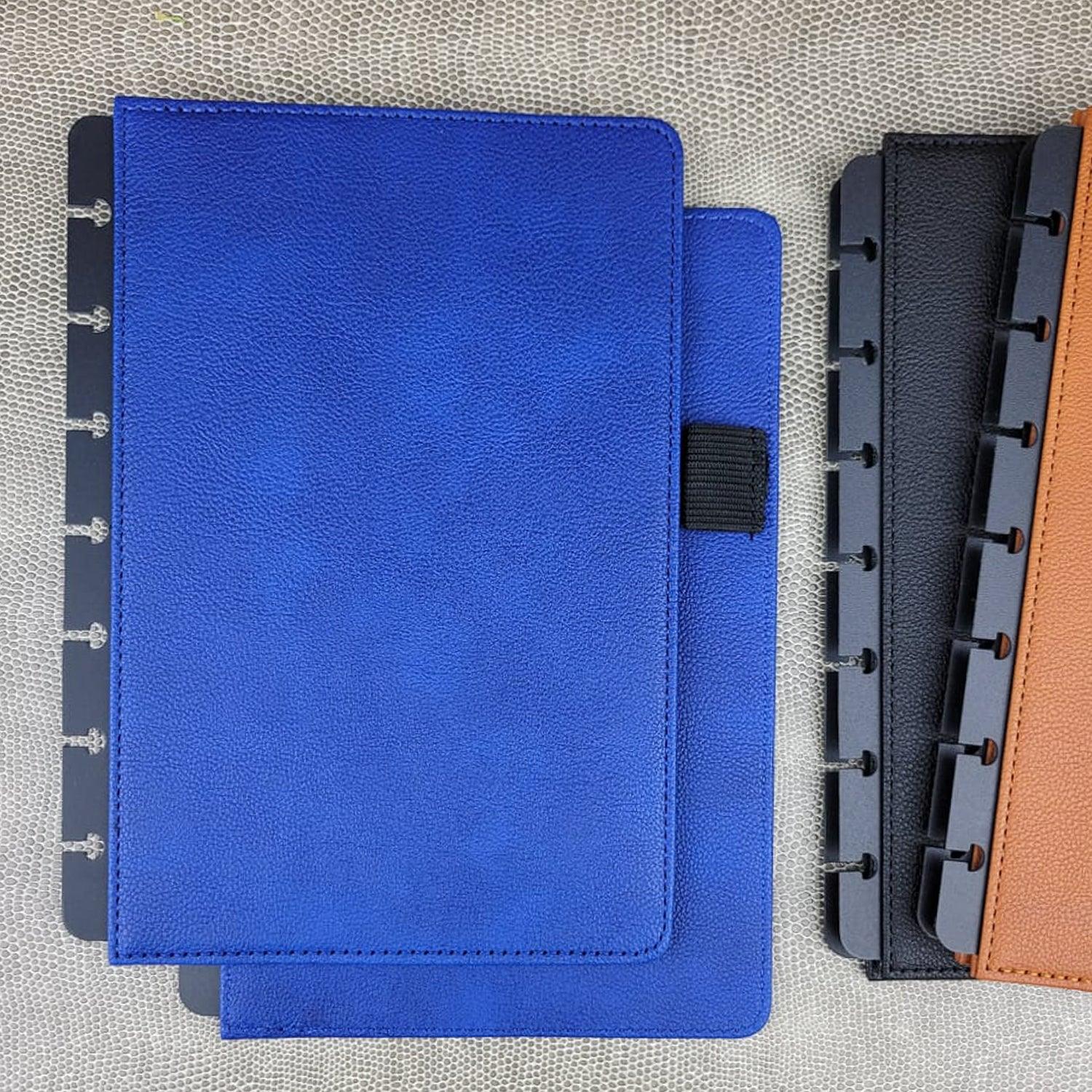 Franklin Covey Quest Blue Leather Planner Cover  Leather planner cover,  Leather planner, Blue leather