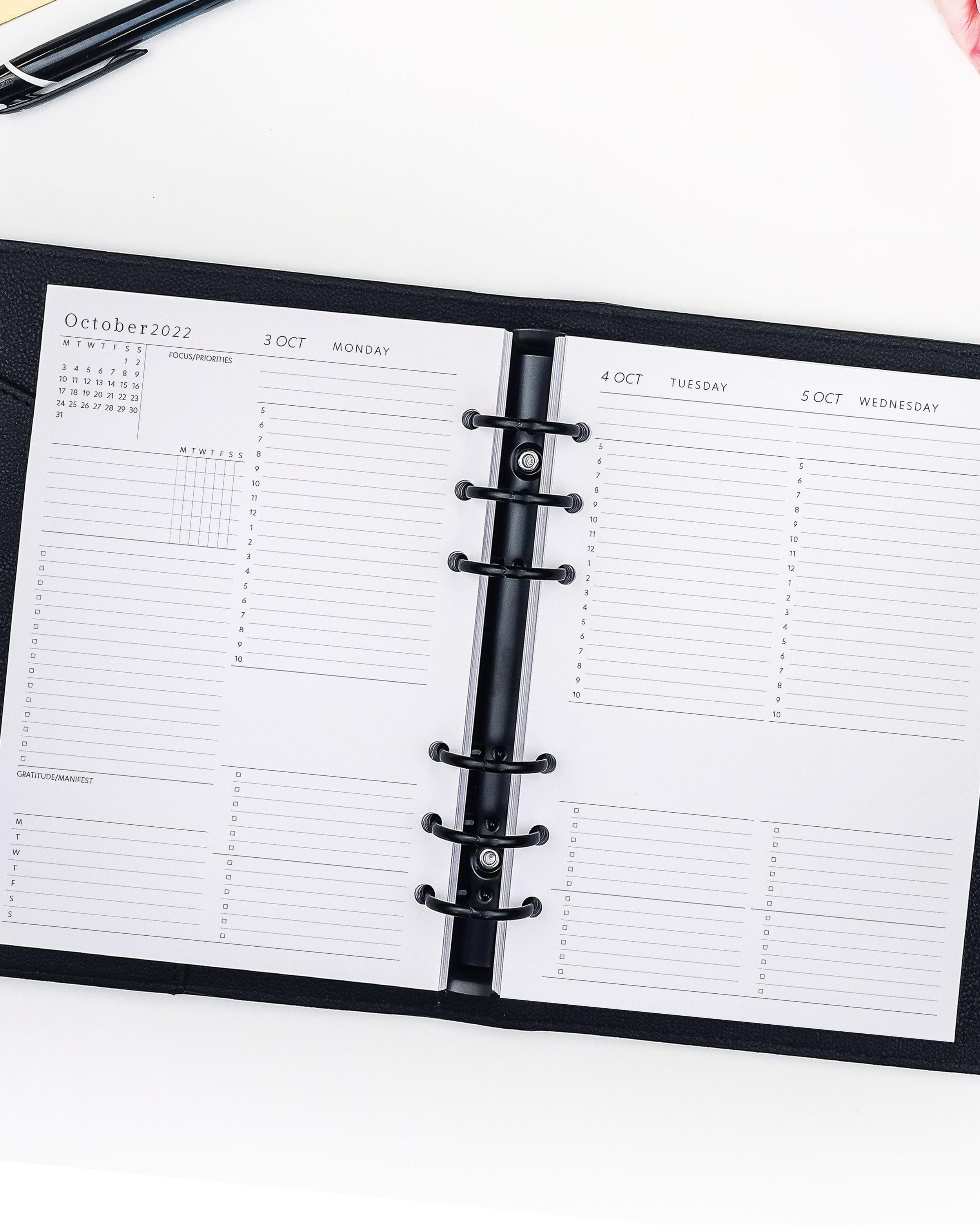 Paper Planner Refills for Ring and Disc Bound Systems