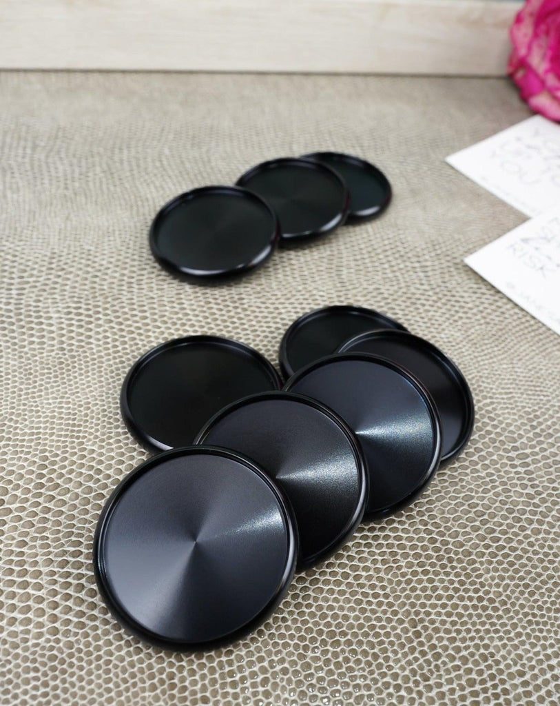 2 inch Disc-bound black metal expansion binding discs from Jane's Agenda