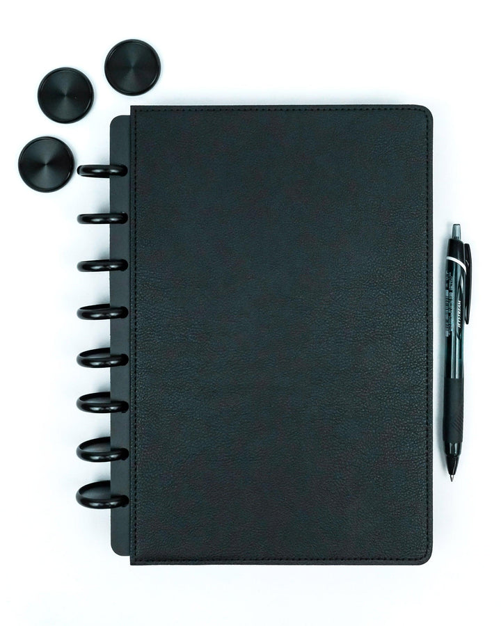 Vegan leather planner covers for discbound planners by Jane's Agenda®, a planner lifestyle brand.