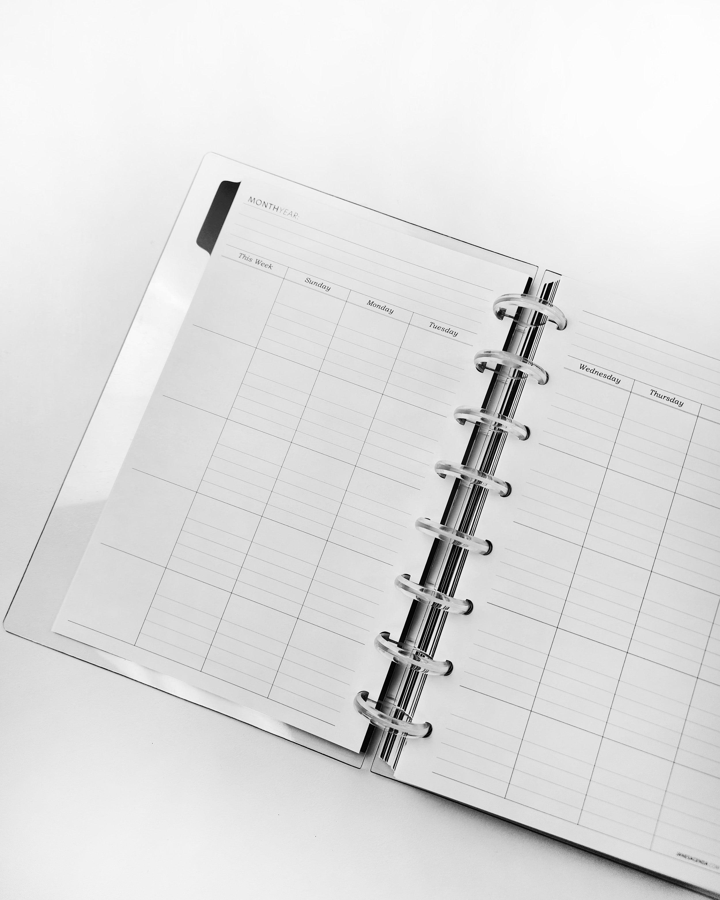 Disc Planner Kit, Discbound Planner Notebook