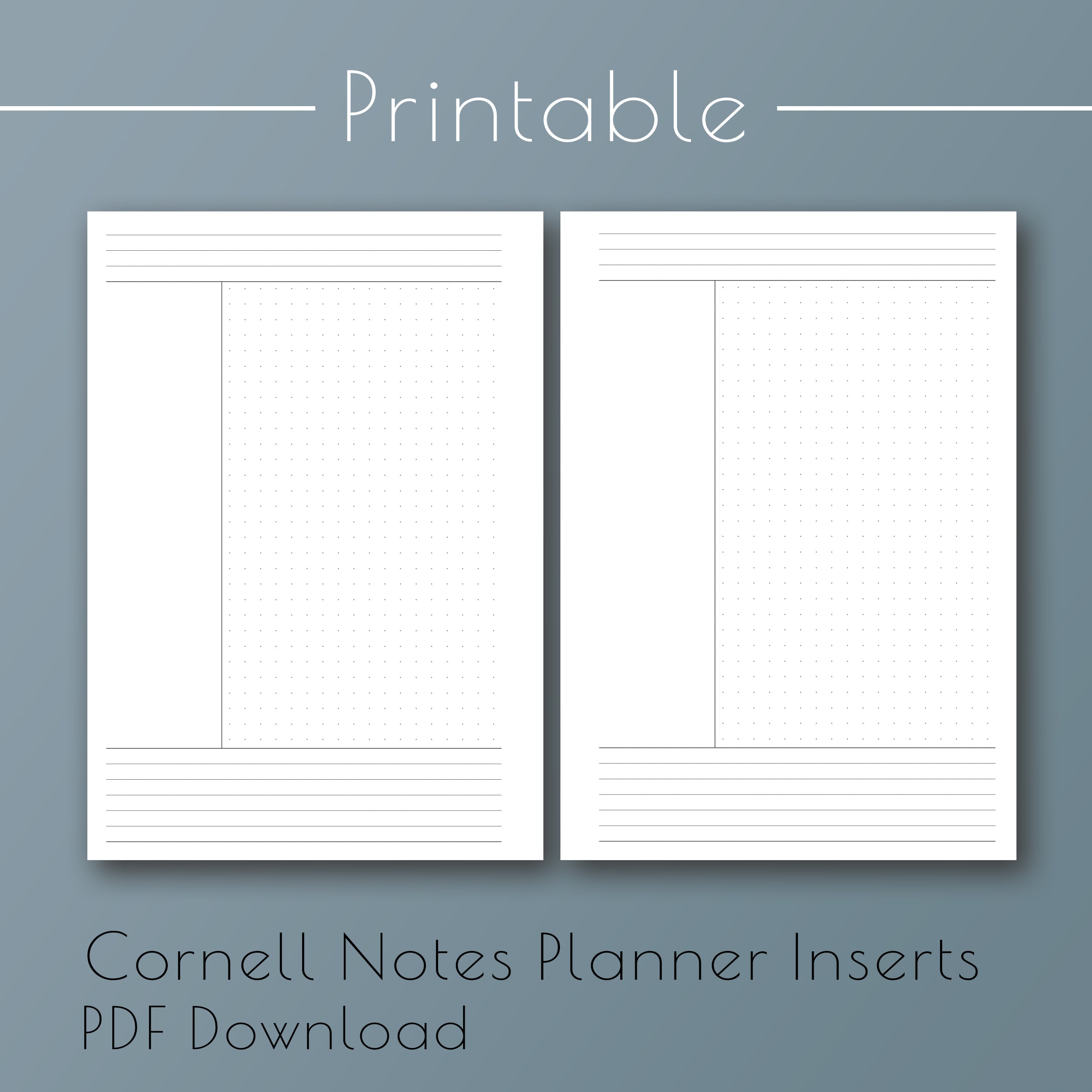 Cornell Notes Templates - 15 FREE Printables