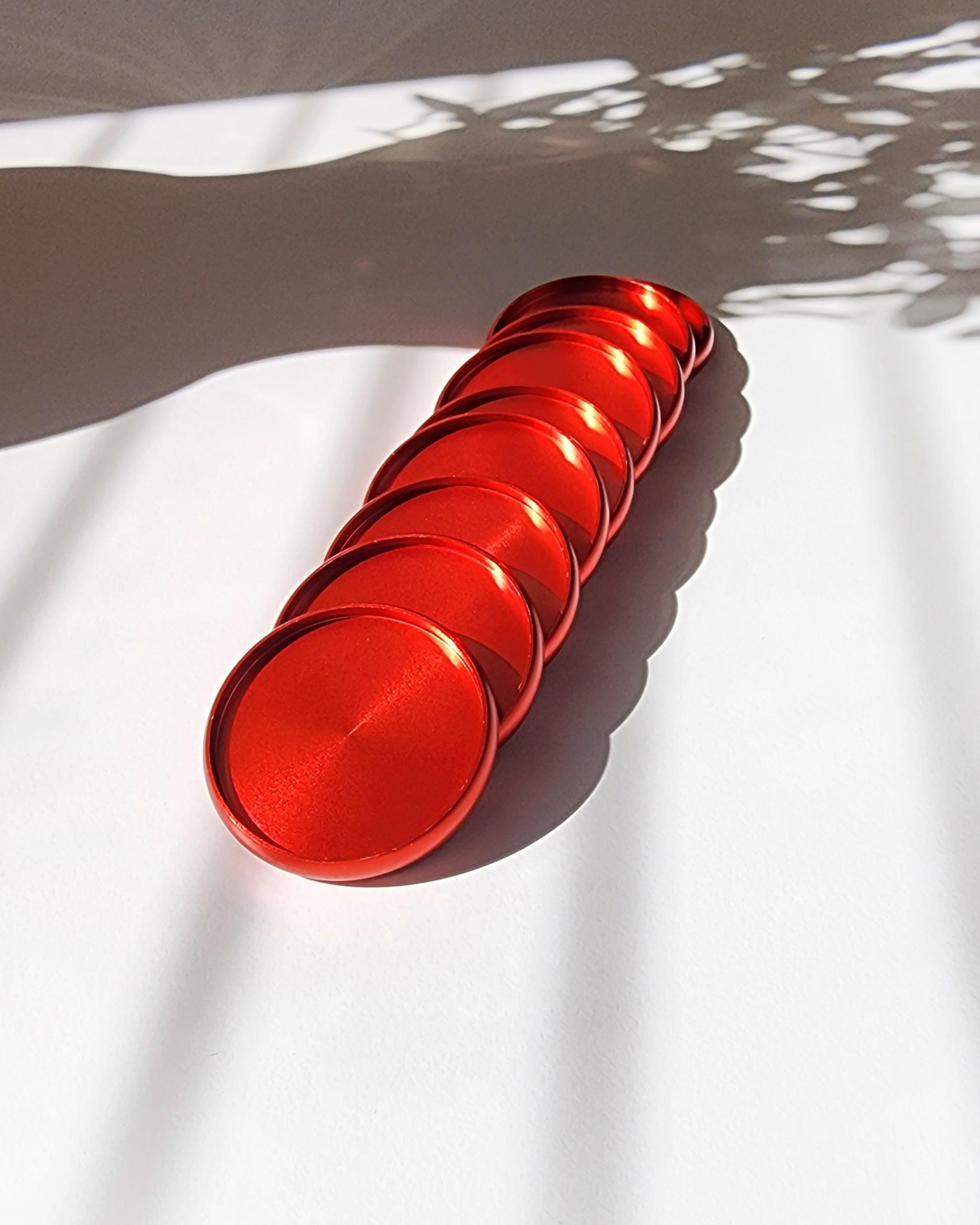 Jane's Agenda® | Metal Binding Discs | Red