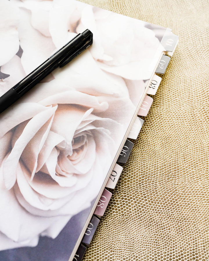 Floral Tabbed Monthly Planner Dividers by Jane's Agenda®.