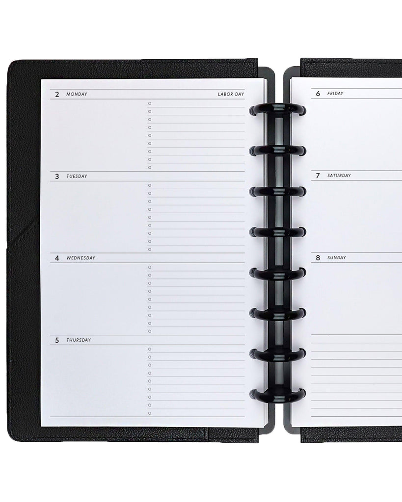 Daily Dated Day On One Page Printed Planner Inserts - A6 Ringbound– Planner  Press