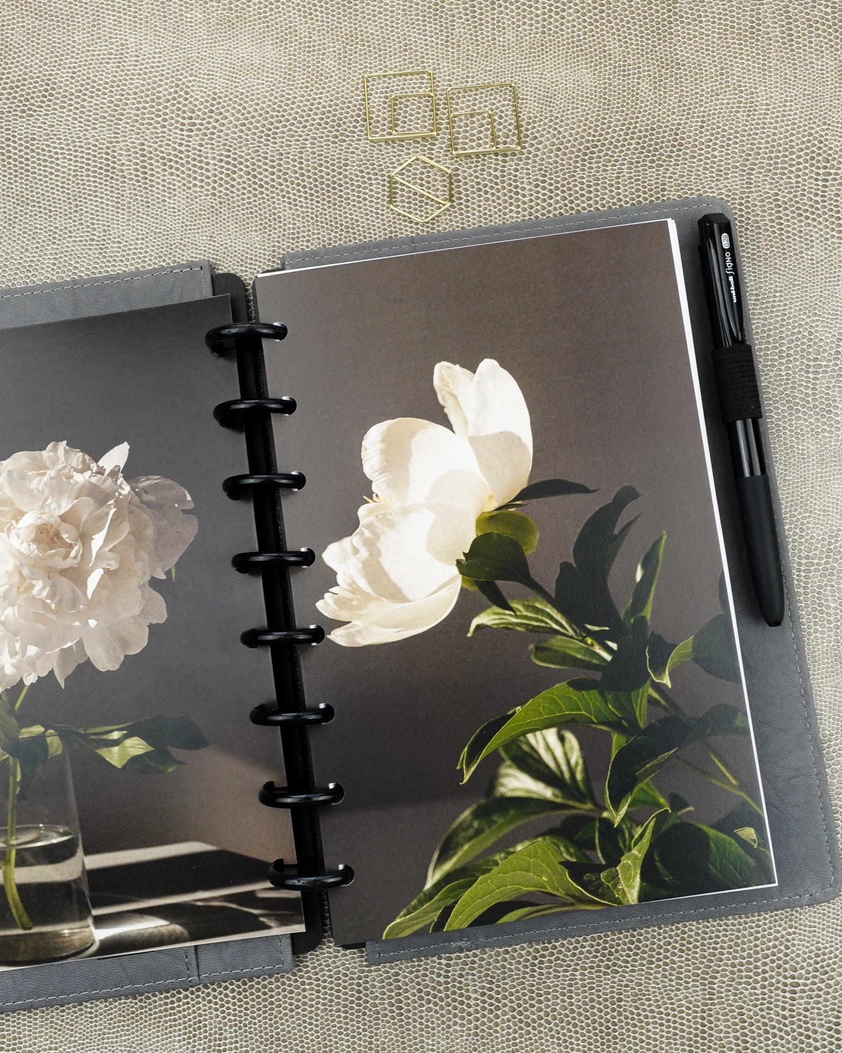 Planner Dashboard Set | White Floral - Jane's Agenda®
